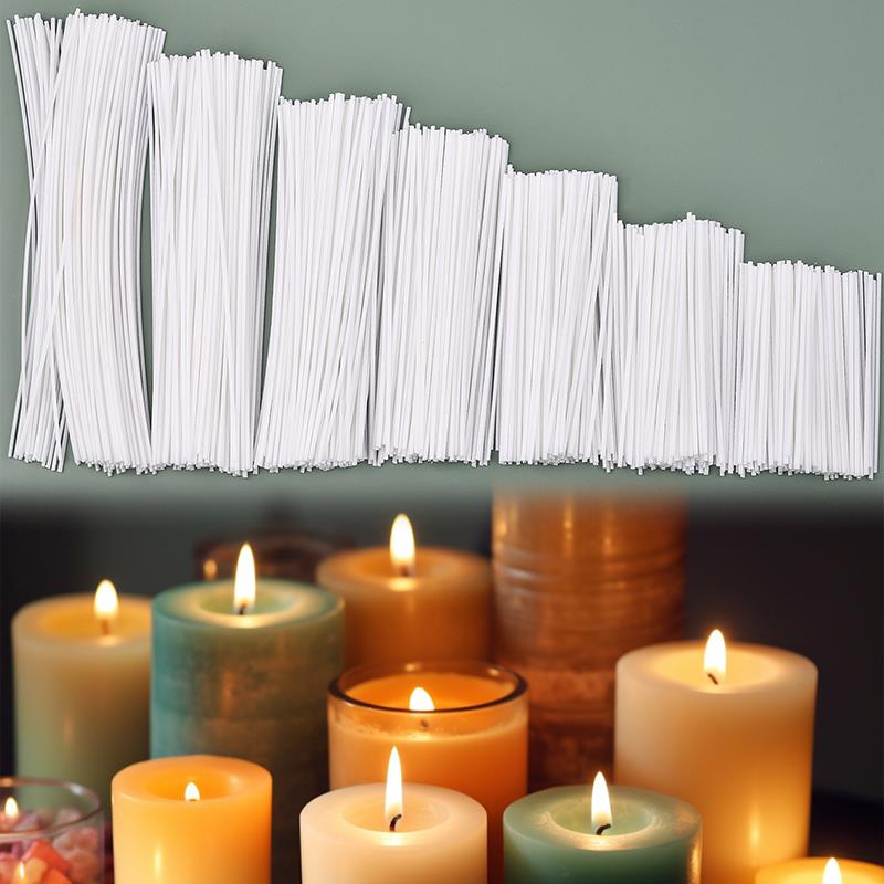 Candle Making Wicks - 50/100 szt. Woskowana bawełniana świeca zestaw