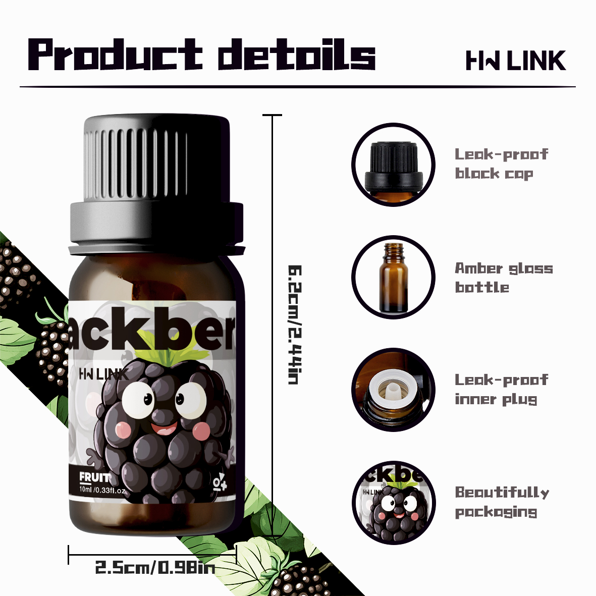 Olejek eteryczny z jeżyn 10ml, – Candle Making Oil Scents recenzja i cena