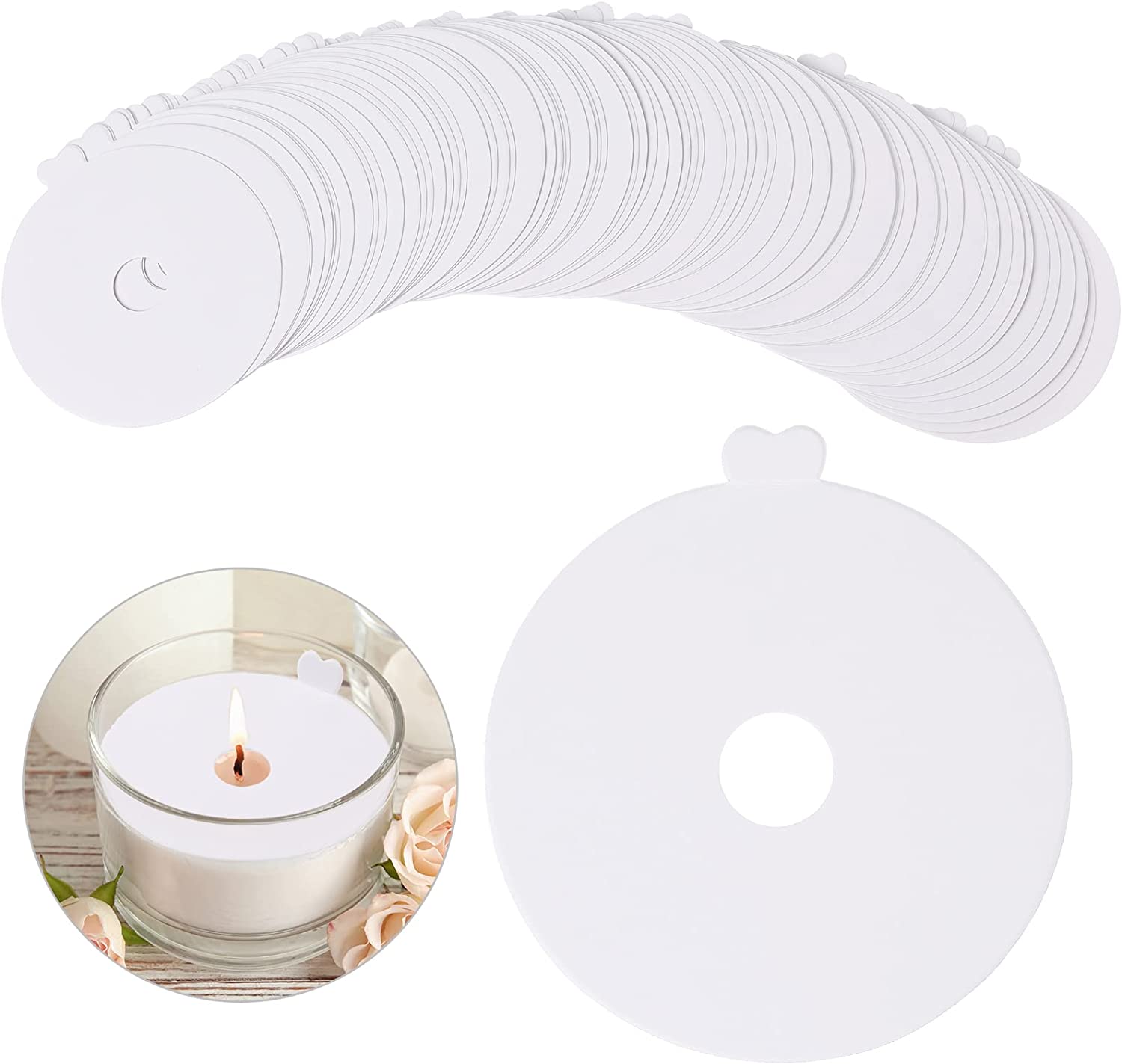 100 szt. Świeca osłony przeciw – Candle Warning Label recenzja i cena