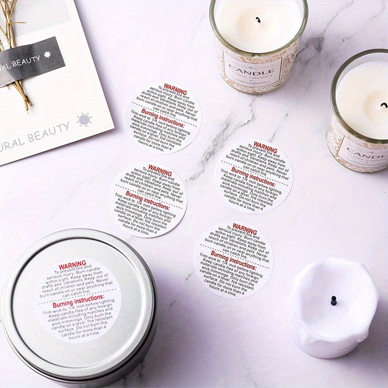 1 rolka, 500 sztuk świeca nakl – Candle Warning Label recenzja i cena