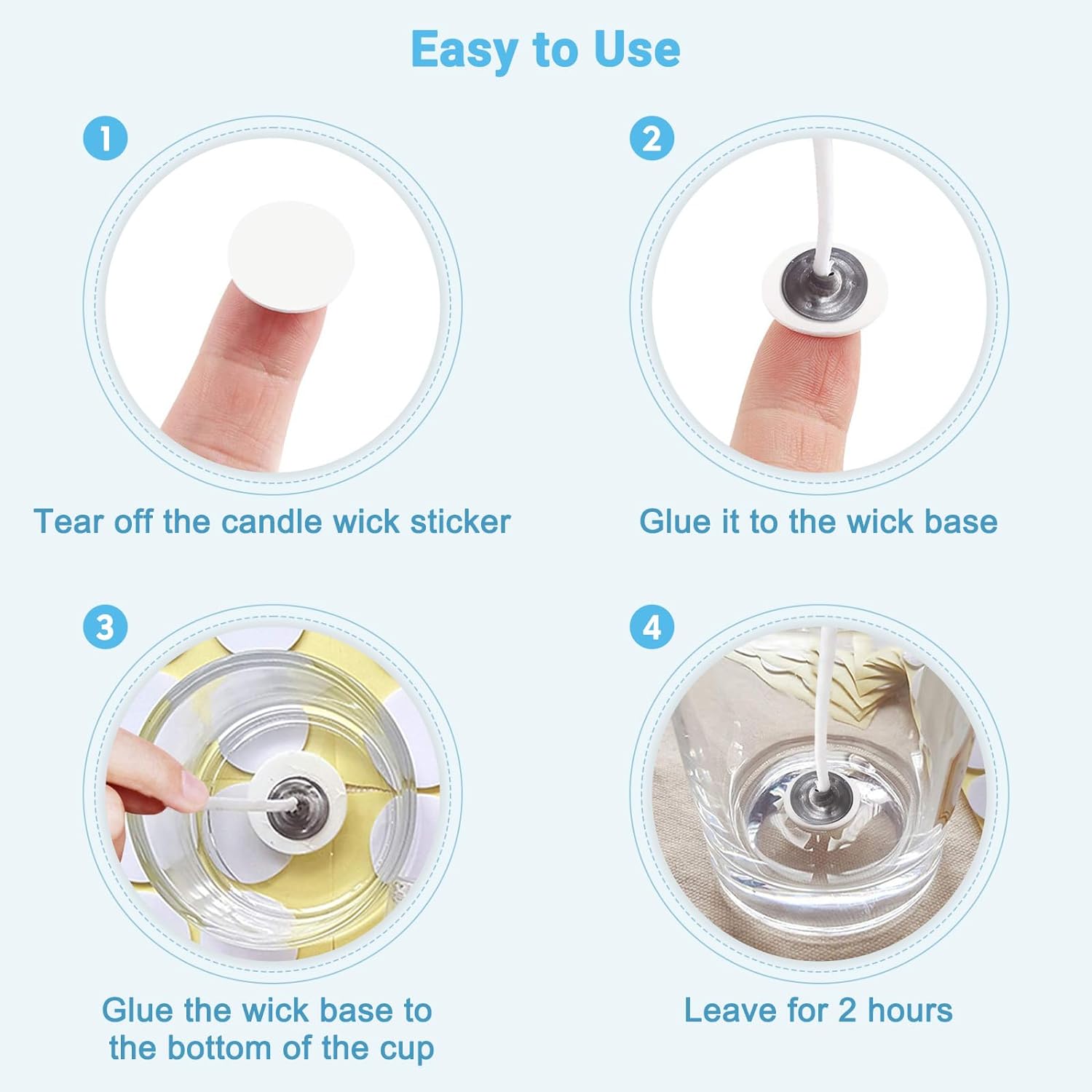 400 sztuk/100 sztuk naklejki n – Candle Making Wicks recenzja i cena
