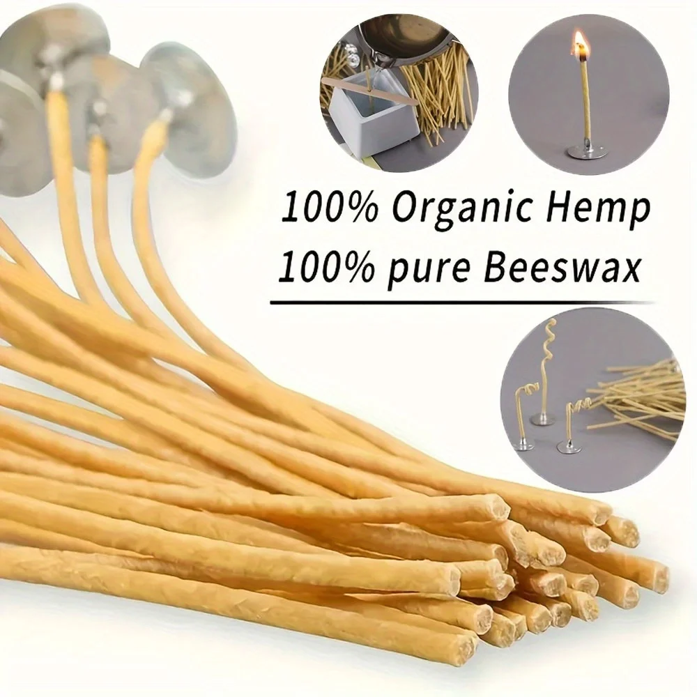 Knoty do świec 50 PCS 8-calowy – Candle Making Kit Beeswax recenzja i cena