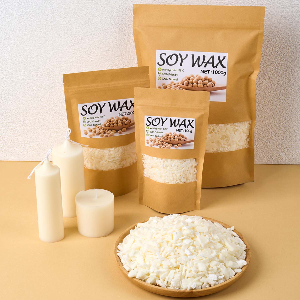1-punktowy czysty biały wosk s – Candle Making Products recenzja i cena