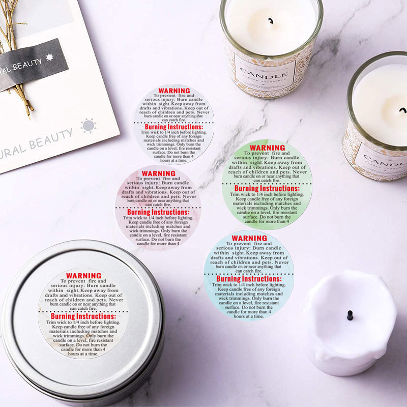 500 szt. Etykiet Ostrzegawczyc – Candle Warning Label recenzja i cena