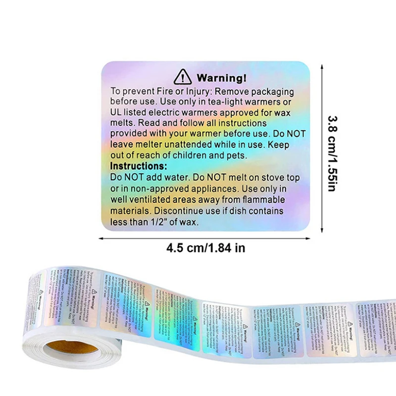 500Pcs Etykieta ostrzegawcza n – Candle Warning Label recenzja i cena