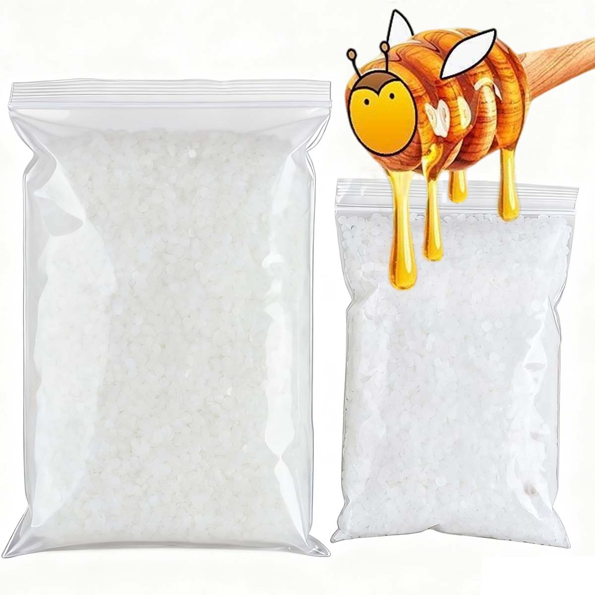 200g-1000g Biały Wosk Pszczeli – Candle Making Wicks recenzja i cena