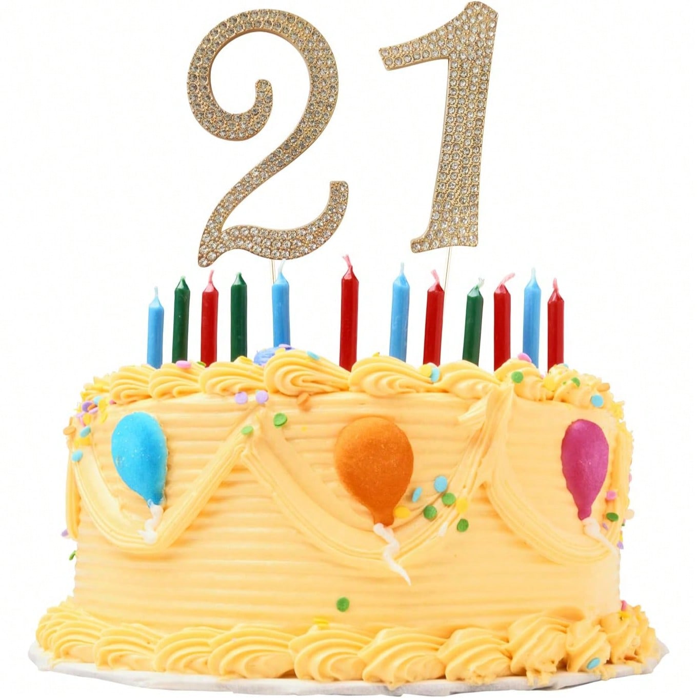 Duży złoty topper na tort z cy – Candle Making Products recenzja i cena
