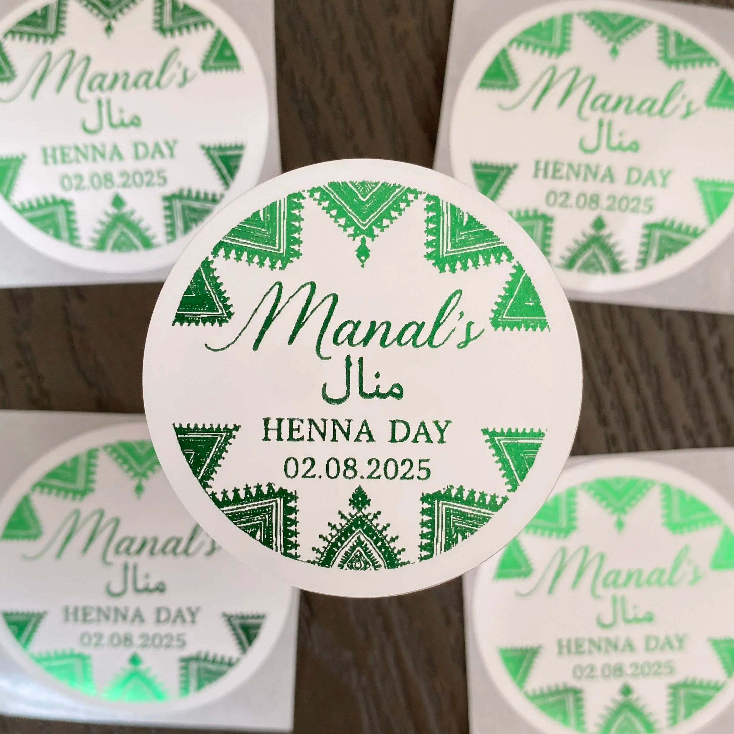 Zielone dekoracje mehndi, bawe – Candle Warning Label recenzja i cena
