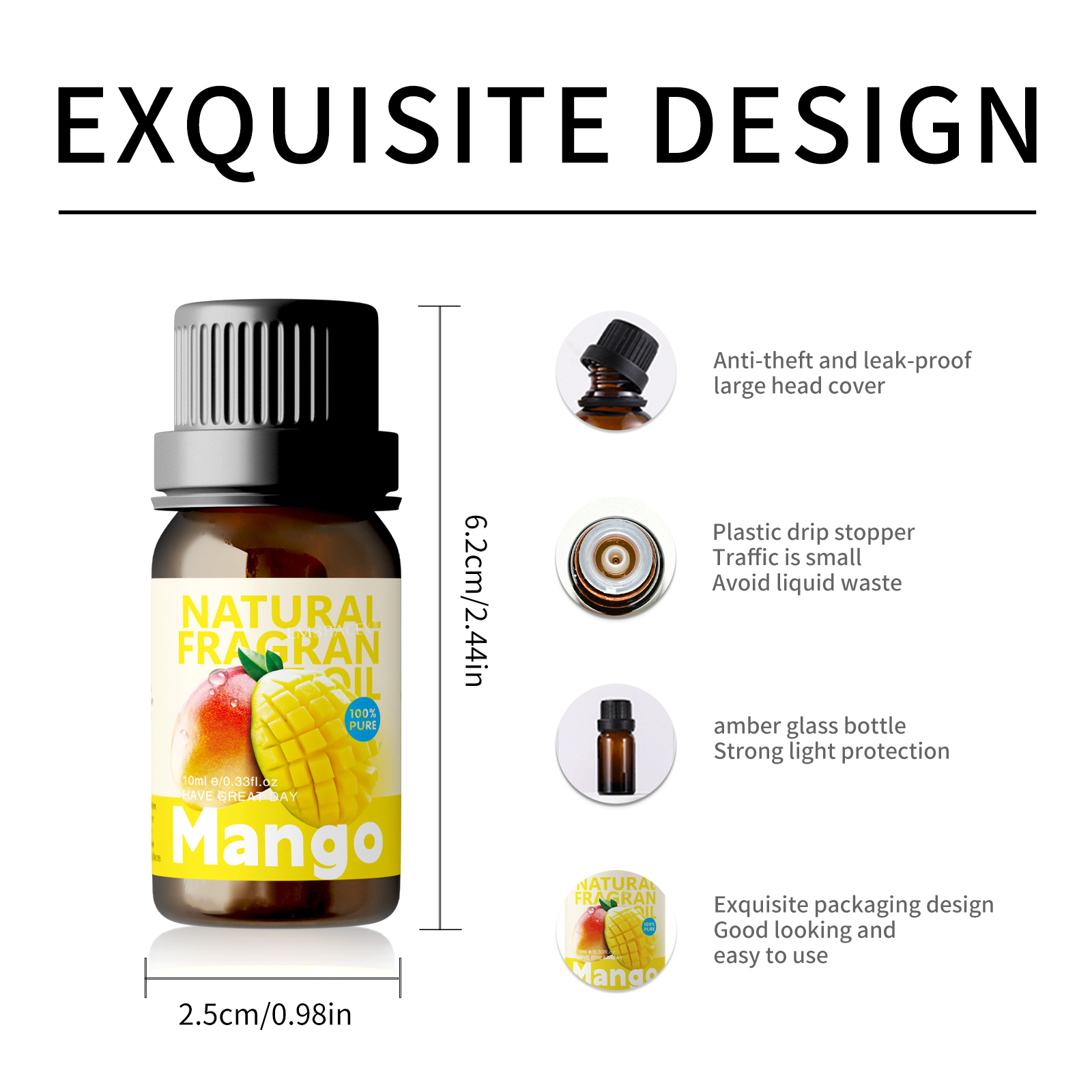 10ml Olejki Eteryczne Mango Ol – Candle Making Oil Scents recenzja i cena