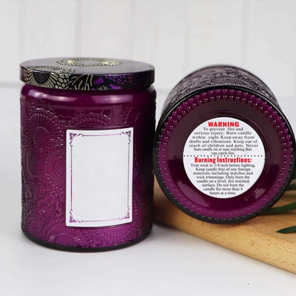 Samoprzylepne etykiety na słoi – Candle Warning Label recenzja i cena