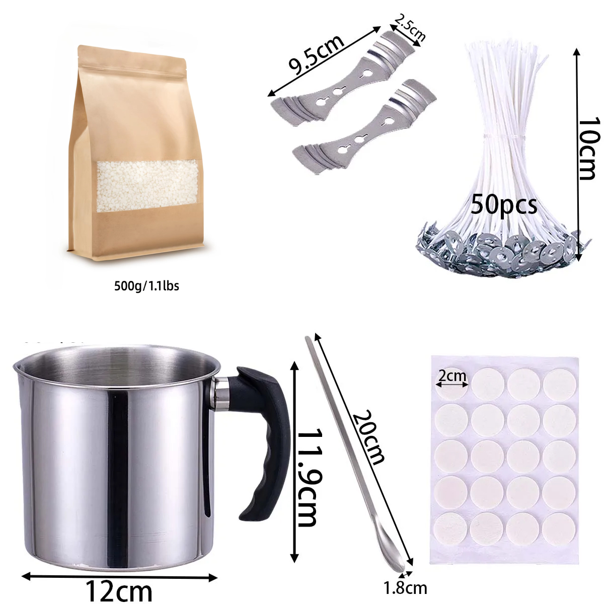 Zestaw narzędzi do samodzielne – Candle Making Wicks recenzja i cena