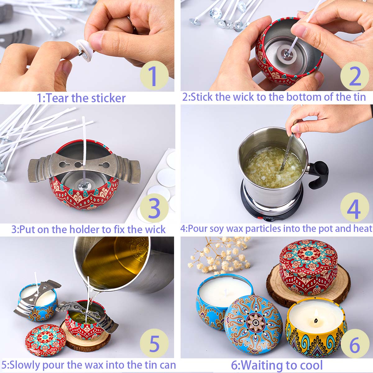 Zestaw narzędzi do samodzielne – Candle Making Wicks recenzja i cena