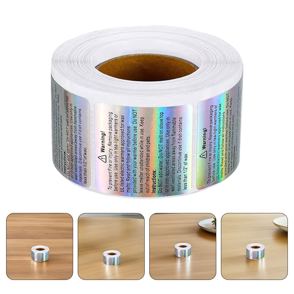 2 rolki holograficznych etykie – Candle Warning Label recenzja i cena